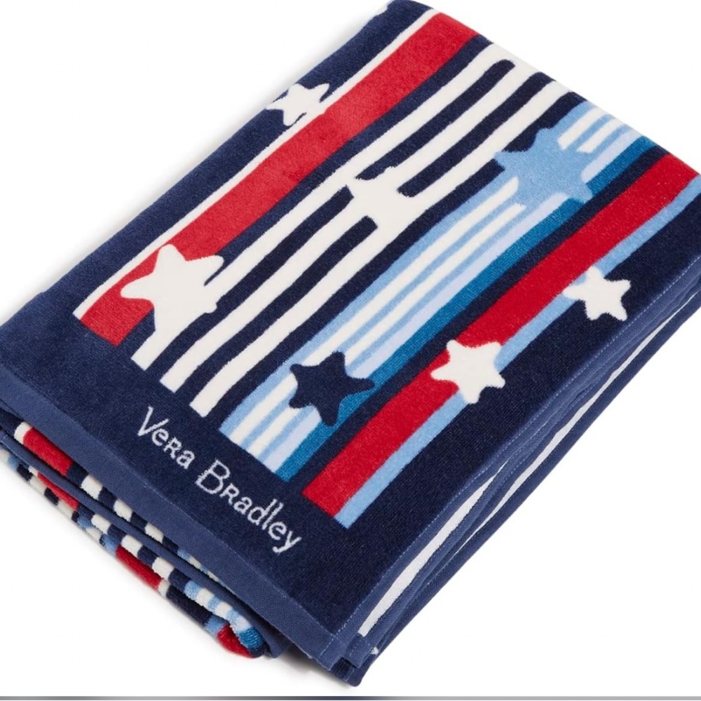 Vera Bradley Stars and Stripes Beach Towel